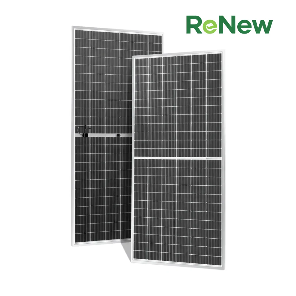 ReNew TOPCon M10 144 Bifacial Solar Module – 565W to 590W
